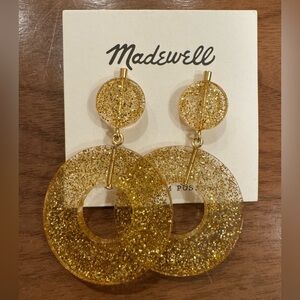 NWT Madewell Circle Statement Earrings